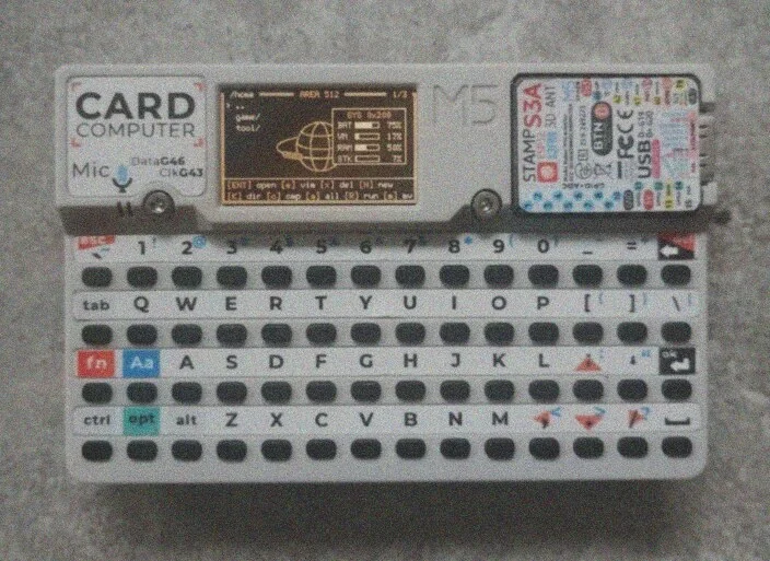 Cardputer v1.1 running AREA512 without the TERM512 case