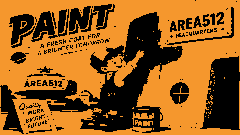 Paint application splash artwork